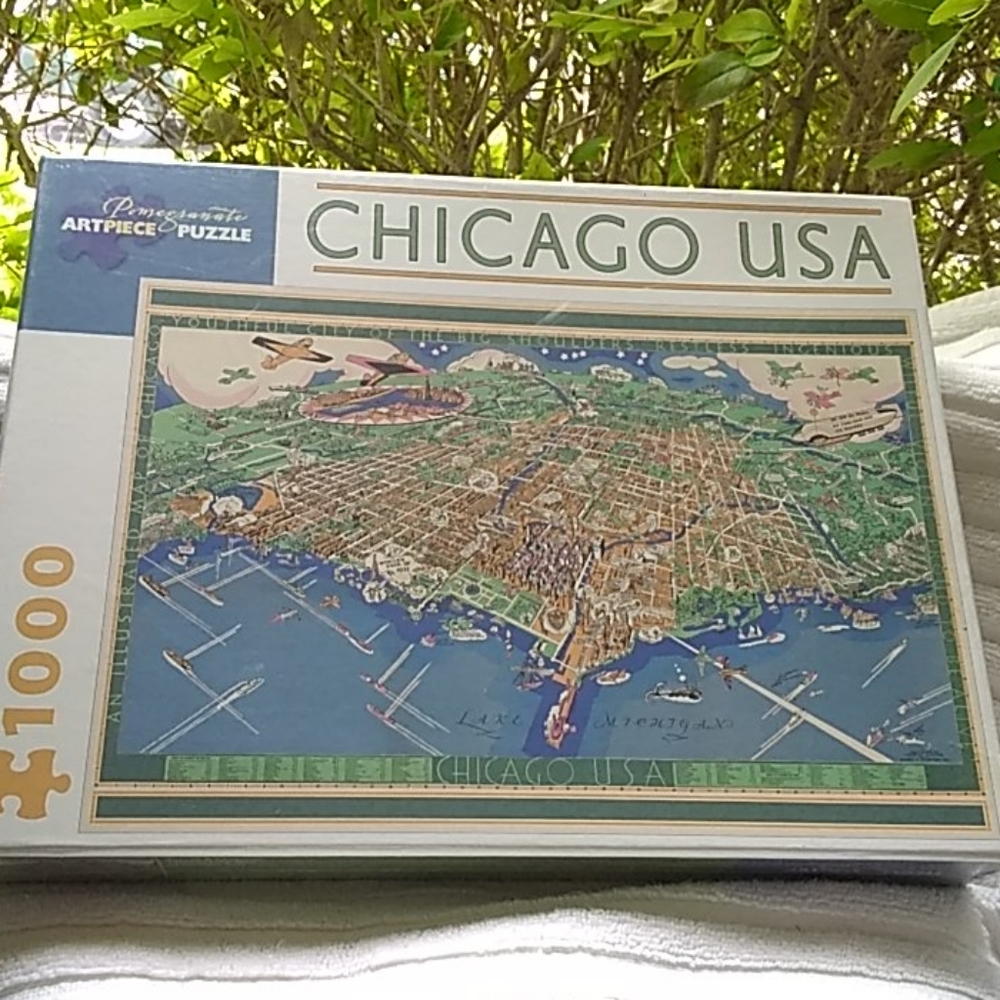 Pomegranate artpiece puzzle 1000 Chicago USA new